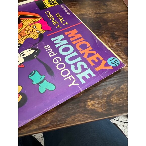 Whitman Walt Disney Mickey Mouse Comic #136 Vintage 1972 Purple Cover Boarded - Picture 6 of 6